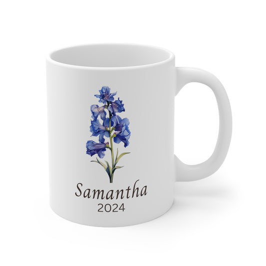 Personalized mug Birth flower July