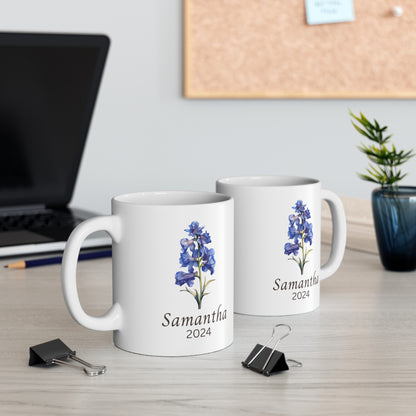 Personalized mug Birth flower July