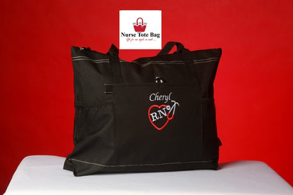 Nurse Tote Bags - Personalized | For RN, LPN, CNA, CMA, MA, ANY TITLE