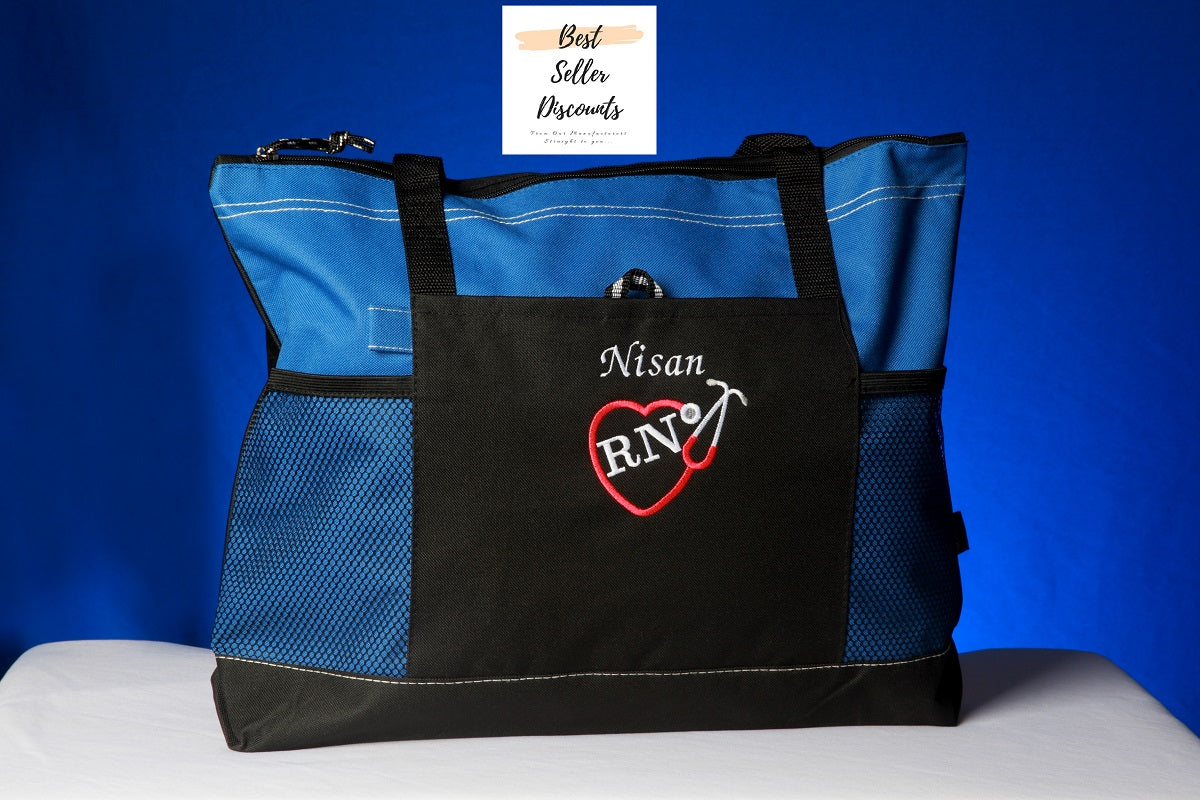 Blue RPN work bag for Nurses and Hospital Workers